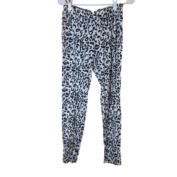 Victoria's Secret Black & White Leopard Print Pajama Pants Size S #224 - Picture 1 of 6